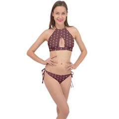 03b9ebab-fac0-4736-81f2-7b757711c2ee B991ebb4-9878-4a00-aaf3-0f397f4d7d3b Cross Front Halter Bikini Set by jellybeansanddinosaurs