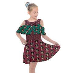 03b9ebab-fac0-4736-81f2-7b757711c2ee B991ebb4-9878-4a00-aaf3-0f397f4d7d3b Kids  Shoulder Cutout Chiffon Dress by jellybeansanddinosaurs