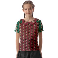 03b9ebab-fac0-4736-81f2-7b757711c2ee B991ebb4-9878-4a00-aaf3-0f397f4d7d3b Kids  Frill Chiffon Blouse by jellybeansanddinosaurs