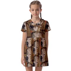 E380e471-c64d-409b-8d9d-1c190b9d4516 Kids  Asymmetric Collar Dress