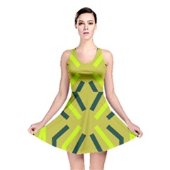 Abstract Pattern Geometric Backgrounds   Reversible Skater Dress by Eskimos