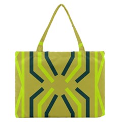 Abstract Pattern Geometric Backgrounds   Zipper Medium Tote Bag by Eskimos