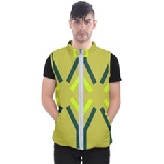 Abstract Pattern Geometric Backgrounds   Men s Puffer Vest by Eskimos