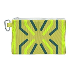 Abstract Pattern Geometric Backgrounds   Canvas Cosmetic Bag (large) by Eskimos