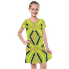 Abstract Pattern Geometric Backgrounds   Kids  Cross Web Dress by Eskimos