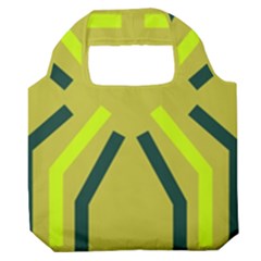 Abstract Pattern Geometric Backgrounds   Premium Foldable Grocery Recycle Bag