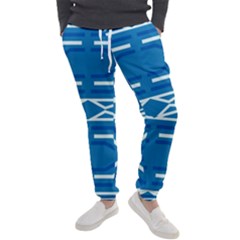 Abstract Pattern Geometric Backgrounds   Men s Jogger Sweatpants by Eskimos