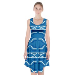 Abstract Pattern Geometric Backgrounds   Racerback Midi Dress by Eskimos