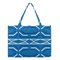 Abstract Pattern Geometric Backgrounds   Medium Tote Bag by Eskimos