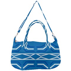 Abstract Pattern Geometric Backgrounds   Removal Strap Handbag by Eskimos