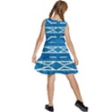 Abstract pattern geometric backgrounds   Kids  Sleeveless Tiered Mini Dress View4