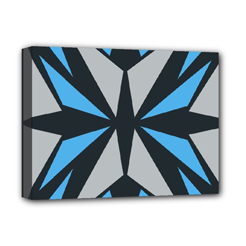 Abstract Pattern Geometric Backgrounds   Deluxe Canvas 16  X 12  (stretched)  by Eskimos