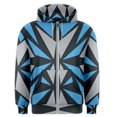 Abstract Pattern Geometric Backgrounds   Men s Zipper Hoodie by Eskimos