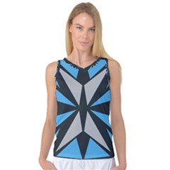 Abstract Pattern Geometric Backgrounds   Women s Basketball Tank Top by Eskimos