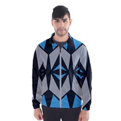 Abstract Pattern Geometric Backgrounds   Men s Windbreaker by Eskimos