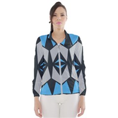 Abstract Pattern Geometric Backgrounds   Women s Windbreaker by Eskimos