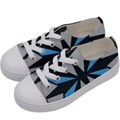 Abstract Pattern Geometric Backgrounds   Kids  Low Top Canvas Sneakers by Eskimos