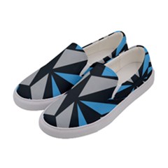 Abstract Pattern Geometric Backgrounds   Women s Canvas Slip Ons by Eskimos