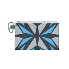 Abstract Pattern Geometric Backgrounds   Canvas Cosmetic Bag (small) by Eskimos