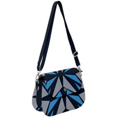 Abstract Pattern Geometric Backgrounds   Saddle Handbag by Eskimos