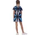 Abstract pattern geometric backgrounds   Kids  Asymmetric Collar Dress View2