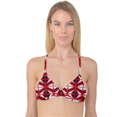 Abstract Pattern Geometric Backgrounds   Reversible Tri Bikini Top by Eskimos