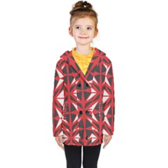 Abstract Pattern Geometric Backgrounds   Kids  Double Breasted Button Coat by Eskimos