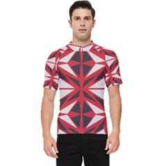 Abstract Pattern Geometric Backgrounds   Men s Short Sleeve Rash Guard by Eskimos