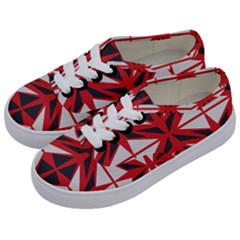 Abstract Pattern Geometric Backgrounds   Kids  Classic Low Top Sneakers by Eskimos