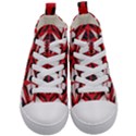 Abstract pattern geometric backgrounds   Kids  Mid-Top Canvas Sneakers View1