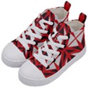 Abstract pattern geometric backgrounds   Kids  Mid-Top Canvas Sneakers View2