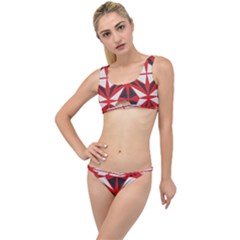 Abstract Pattern Geometric Backgrounds   The Little Details Bikini Set by Eskimos