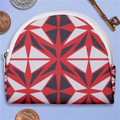 Abstract Pattern Geometric Backgrounds   Horseshoe Style Canvas Pouch by Eskimos