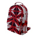 Abstract pattern geometric backgrounds   Flap Pocket Backpack (Large) View1