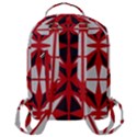 Abstract pattern geometric backgrounds   Flap Pocket Backpack (Large) View3