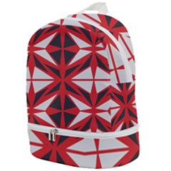 Abstract Pattern Geometric Backgrounds   Zip Bottom Backpack by Eskimos