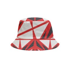 Abstract Pattern Geometric Backgrounds   Inside Out Bucket Hat (kids) by Eskimos