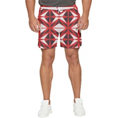 Abstract Pattern Geometric Backgrounds   Men s Runner Shorts by Eskimos