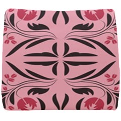 Floral Folk Damask Pattern  Seat Cushion by Eskimos