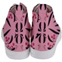 Floral folk damask pattern  Women s Mid-Top Canvas Sneakers View4