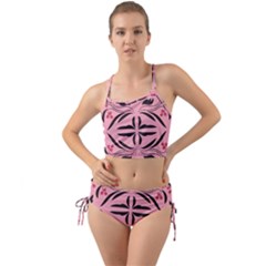 Floral Folk Damask Pattern  Mini Tank Bikini Set by Eskimos