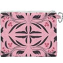 Floral folk damask pattern  Canvas Cosmetic Bag (XXXL) View2