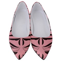 Floral Folk Damask Pattern  Women s Low Heels by Eskimos