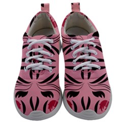 Floral Folk Damask Pattern  Mens Athletic Shoes by Eskimos