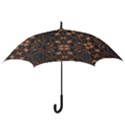 Floral folk damask pattern  Hook Handle Umbrellas (Large) View3