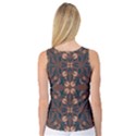 Floral folk damask pattern  Women s Basketball Tank Top View2