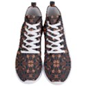 Floral folk damask pattern  Men s Lightweight High Top Sneakers View1