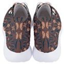 Floral folk damask pattern  Men s Lightweight High Top Sneakers View4