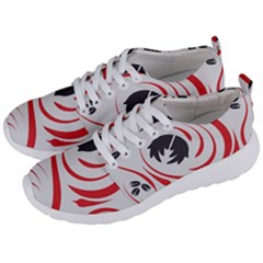 Folk Flowers Print Floral Pattern Ethnic Art Men s Lightweight Sports Shoes by Eskimos