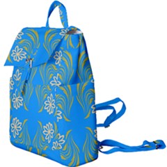 Floral Folk Damask Pattern  Buckle Everyday Backpack by Eskimos